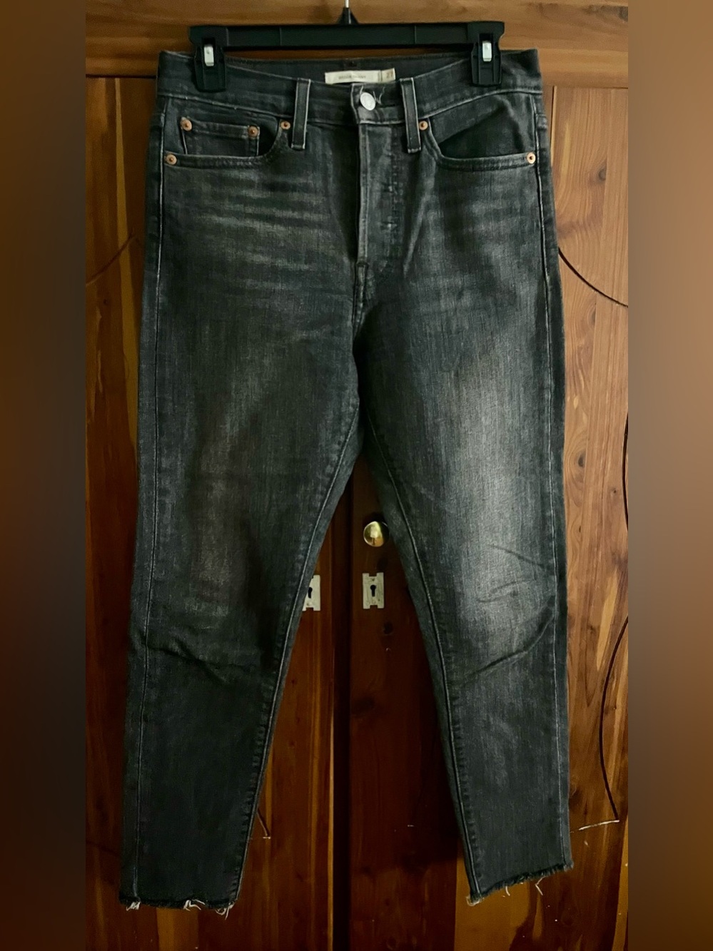 Vintage Levi’s Women’s Gray Wedgie Skinny Button-Fly Jeans Size 27